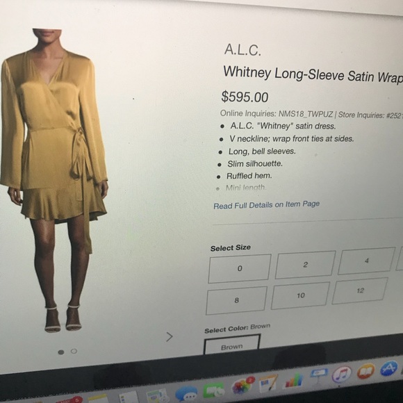 alc whitney dress